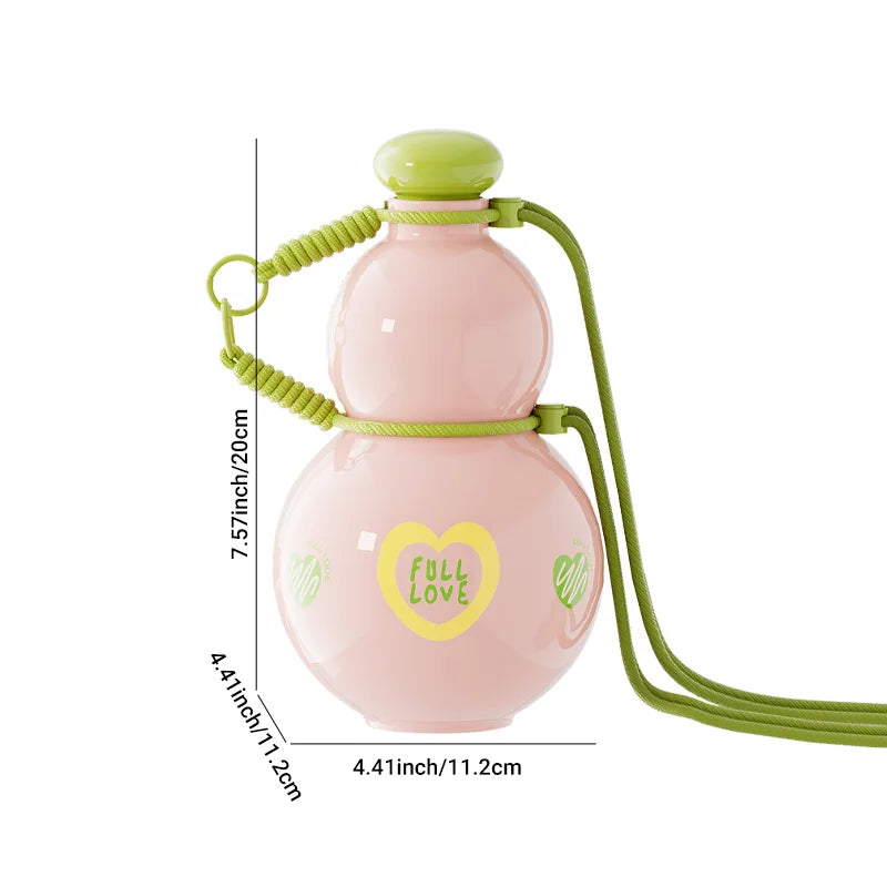 UFORU US Stock Children Fancy Cute Custom Water Bottles Drinking Bottle Plastic Kid Sports Water Bottle for Kids School