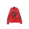 XX High-quality 100% Cotton Fleece Oversized SpiDer Shirt Long Sleeved Crochet Hooded Collar Powder Puff Print Spider Hoodie