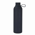Double Wall Vacuum Insulated Narrow Mouth Stainless Steel Soft Rubber Coated Water Bottles with Custom Logo