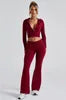 Women Fall 2026 Women Clothes  Fashion Cotton Fleece Tracksuit Set Women's Set Fashion Crop Top and Sweatpants