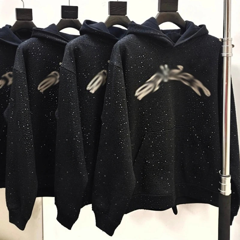 High Quality for Vvs Rhinestone 100% Cotton Winter Hoodie 650g Heavyweight Fleece Factory Wholesale