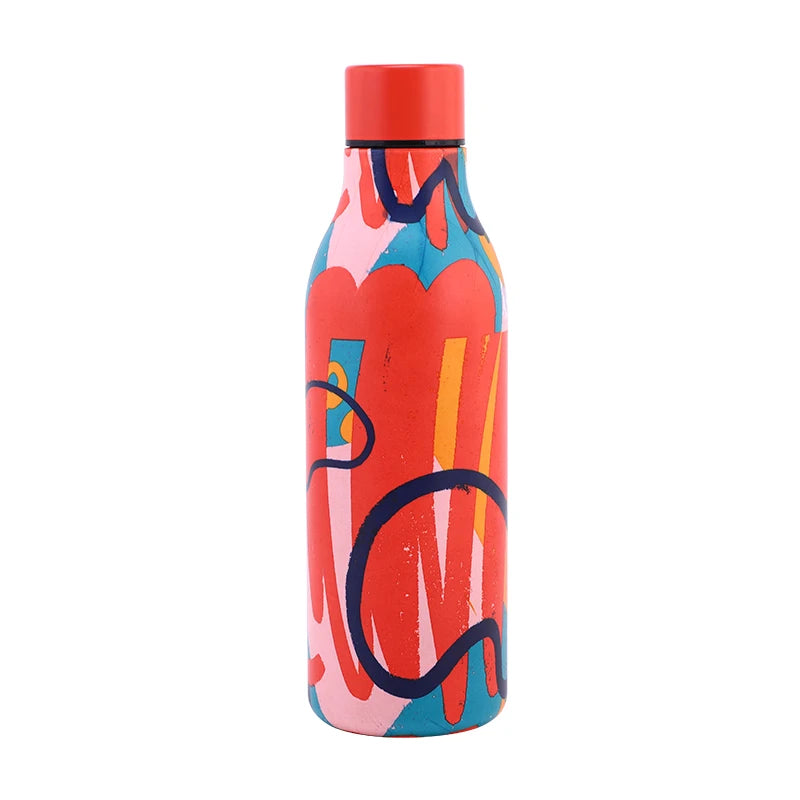 Beauchy 550ml 18oz Stainless Steel Double Wall Vacuum Reusable Water Bottles Eco Friendly BPA-FREE Sports Bottle Cup