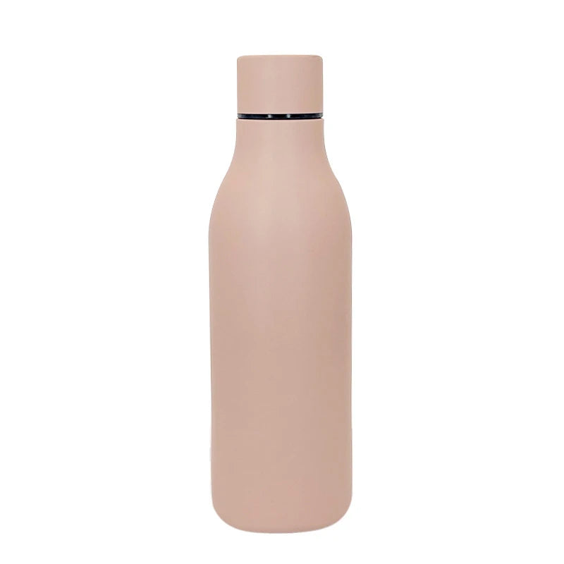 Beauchy 550ml 18oz Stainless Steel Double Wall Vacuum Reusable Water Bottles Eco Friendly BPA-FREE Sports Bottle Cup