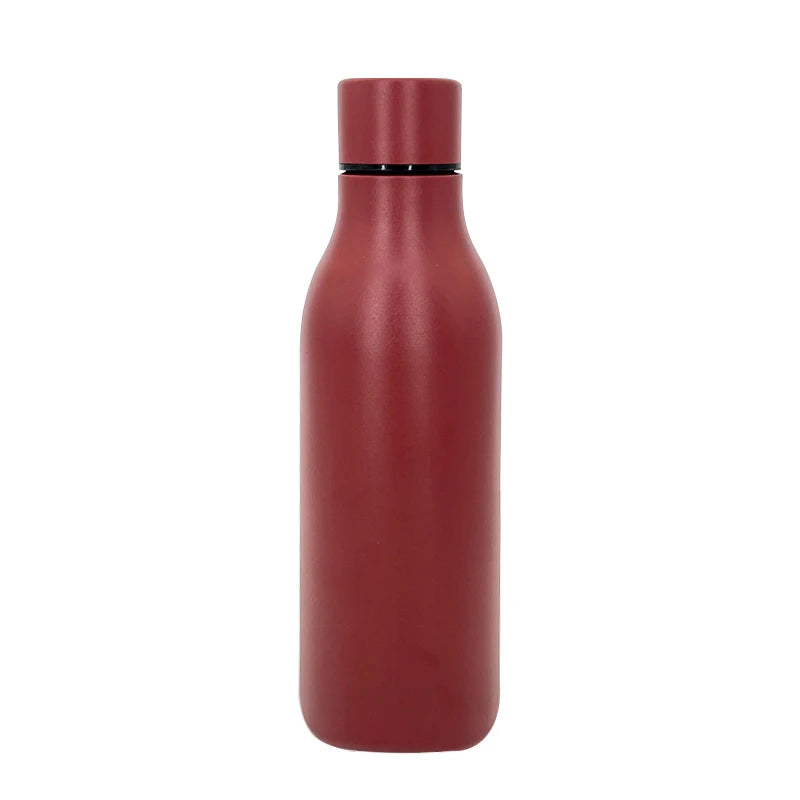Beauchy 550ml 18oz Stainless Steel Double Wall Vacuum Reusable Water Bottles Eco Friendly BPA-FREE Sports Bottle Cup