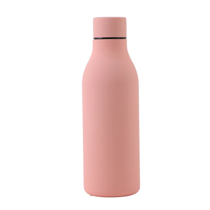 Beauchy 550ml 18oz Stainless Steel Double Wall Vacuum Reusable Water Bottles Eco Friendly BPA-FREE Sports Bottle Cup