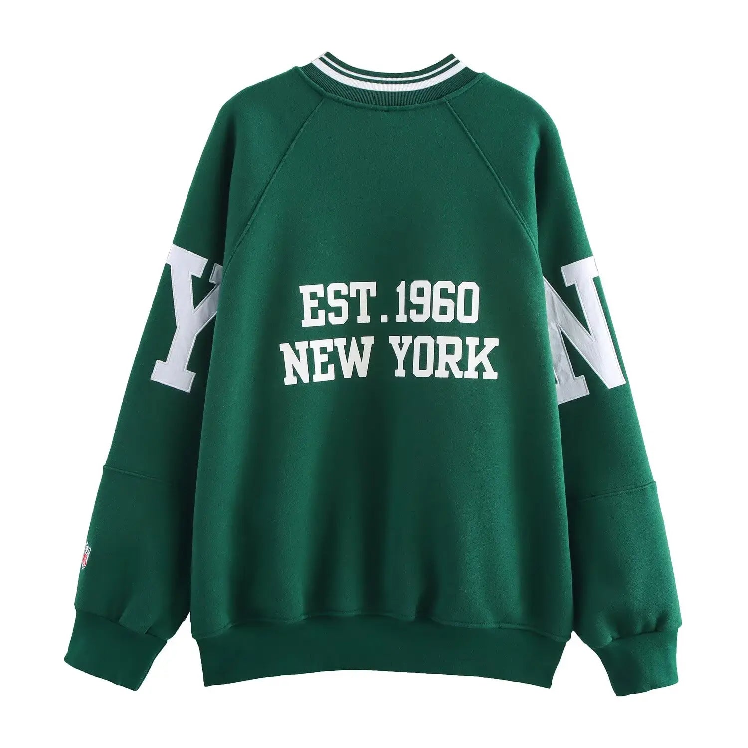 PB7ZA Women 2026 New Fashion Jet Fleet Decorative Flannel Sweatshirts Vintage V Neck Long Sleeve Female Pullovers Chic Tops