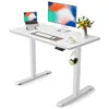 China Export 100*60cm Electric Height Adjustable Ergonomic Computer Desk Durable Shaving Board for Standing Sitting Industrial