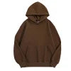 High Quality 500 GSM Cotton Thick Blank Plain Heavyweight Oversized Hoodies No String Unisex Custom Logo Plus Size Men's Hoodies
