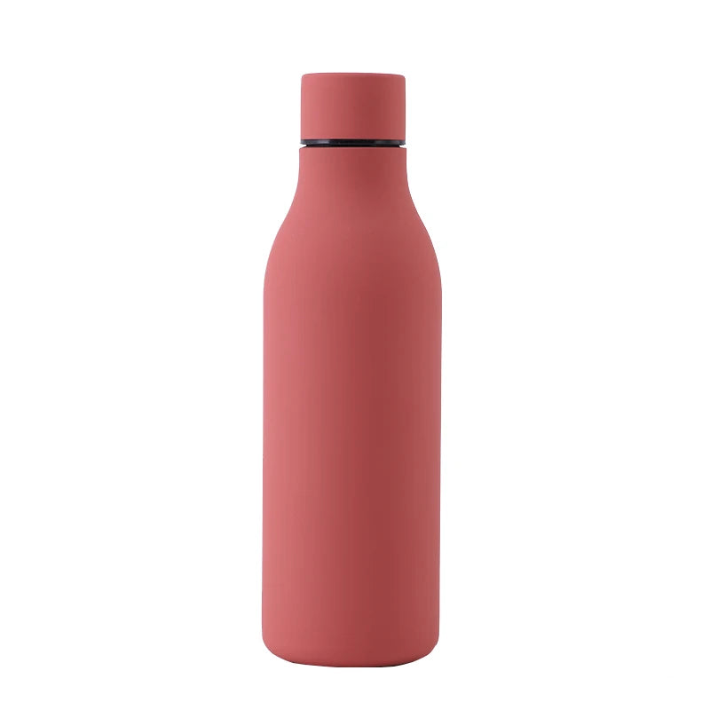 Beauchy 550ml 18oz Stainless Steel Double Wall Vacuum Reusable Water Bottles Eco Friendly BPA-FREE Sports Bottle Cup