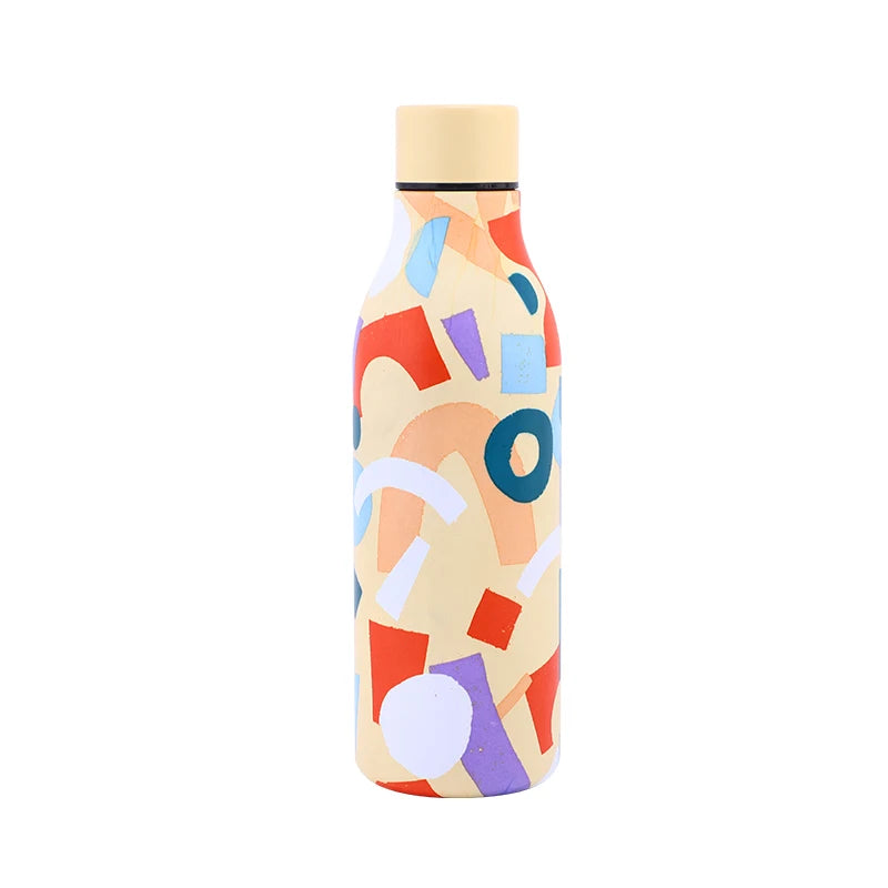 Beauchy 550ml 18oz Stainless Steel Double Wall Vacuum Reusable Water Bottles Eco Friendly BPA-FREE Sports Bottle Cup