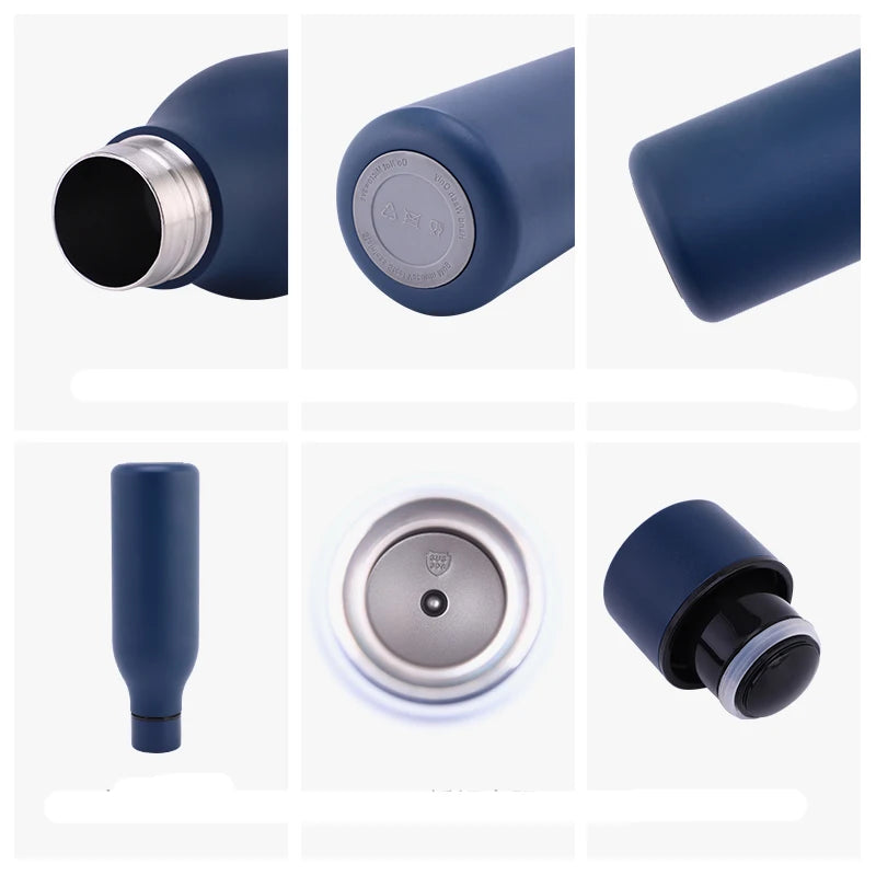 Beauchy 550ml 18oz Stainless Steel Double Wall Vacuum Reusable Water Bottles Eco Friendly BPA-FREE Sports Bottle Cup