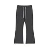 HY Trendy Loose-fit Flared Cotton Sweatpants With Fringe Details and a Drawstring Waist Perfect for Casual American Street Style