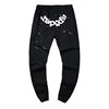 XX High-quality 100% Cotton Fleece Oversized SpiDer Shirt Long Sleeved Crochet Hooded Collar Powder Puff Print Spider Hoodie