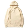 Top Quality 100% Cotton Men's Hoodies Sweatshirts Pullover Streetwear Tracksuits Heavyweight Puff Printing Hoodie for Men