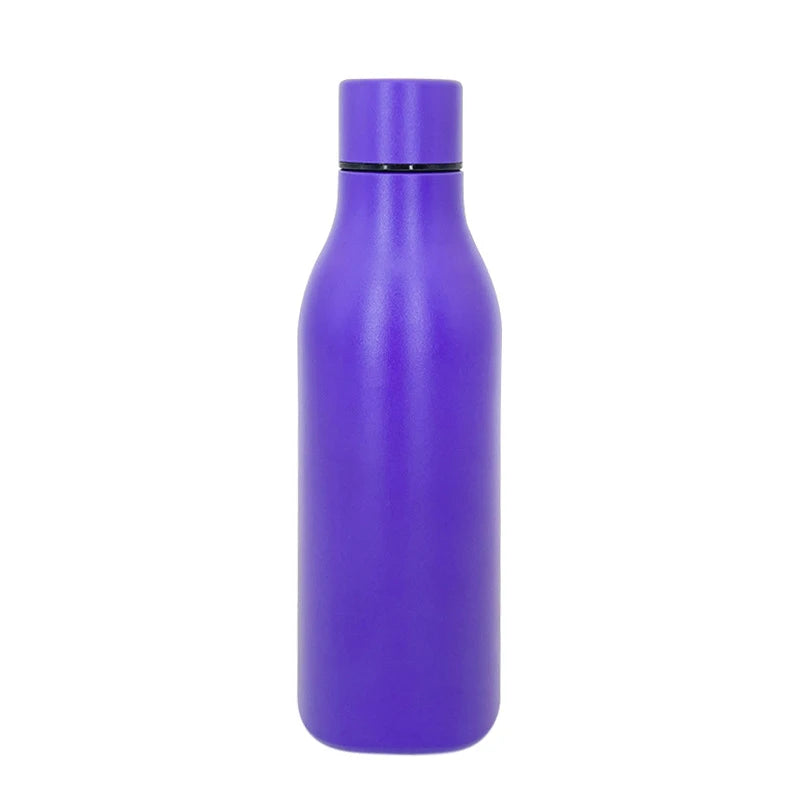 Beauchy 550ml 18oz Stainless Steel Double Wall Vacuum Reusable Water Bottles Eco Friendly BPA-FREE Sports Bottle Cup