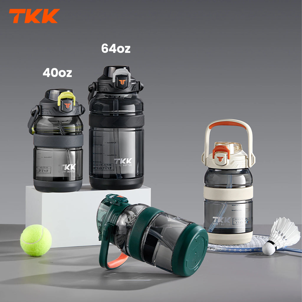Factory Custom Logo 1200ml 2000ml Insulated Tritan Sport Water Bottles BPA Free Strap Design for Gym Travel Hot Thermal