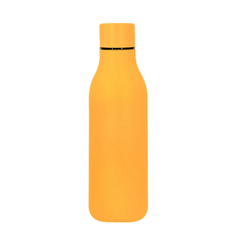 Beauchy 550ml 18oz Stainless Steel Double Wall Vacuum Reusable Water Bottles Eco Friendly BPA-FREE Sports Bottle Cup