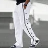 Hot Sale Sport Track Pant Men High Quality Button Sport Trousers New Arrived Sport Pockets Sweatpants Men