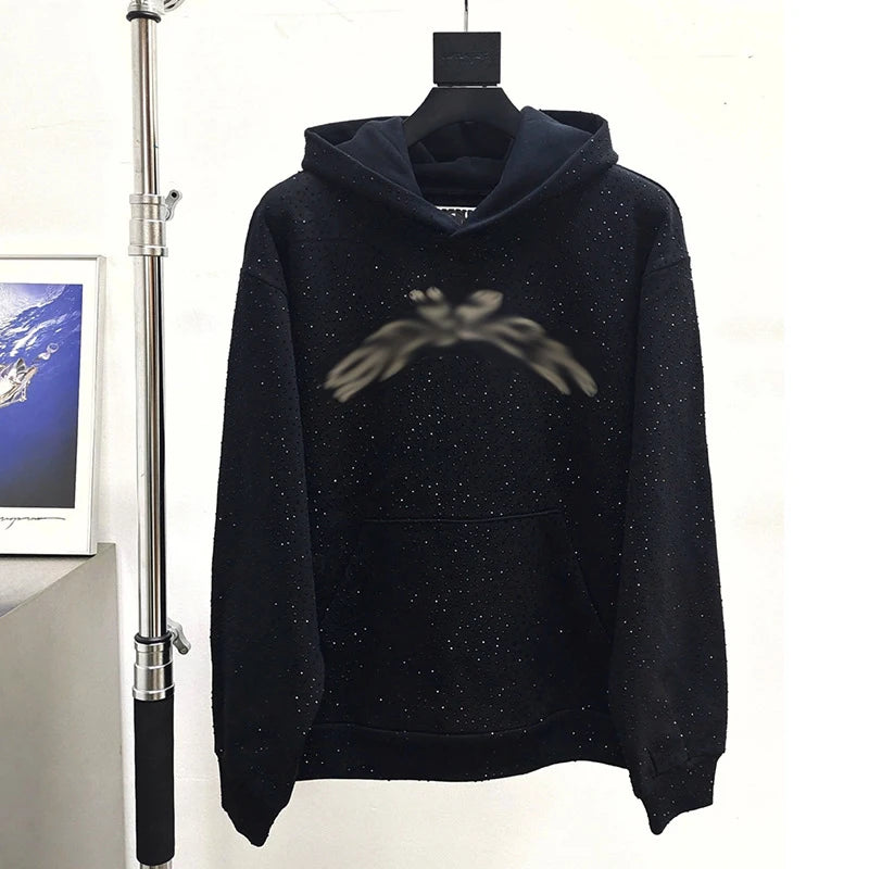 High Quality for Vvs Rhinestone 100% Cotton Winter Hoodie 650g Heavyweight Fleece Factory Wholesale