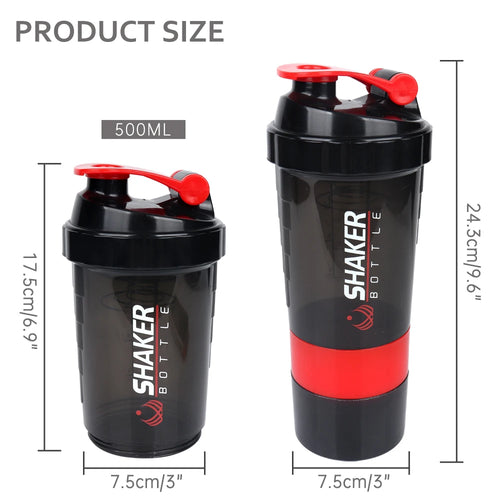 B30-0062 Top Seller Wholesale Products PP Plastic Protein Blender Gym Shake Water Bottles Plastic Protein Shaker Bottle