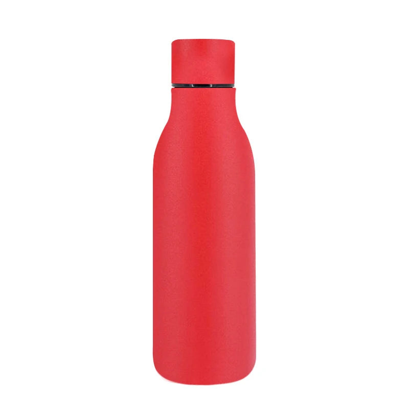 Beauchy 550ml 18oz Stainless Steel Double Wall Vacuum Reusable Water Bottles Eco Friendly BPA-FREE Sports Bottle Cup