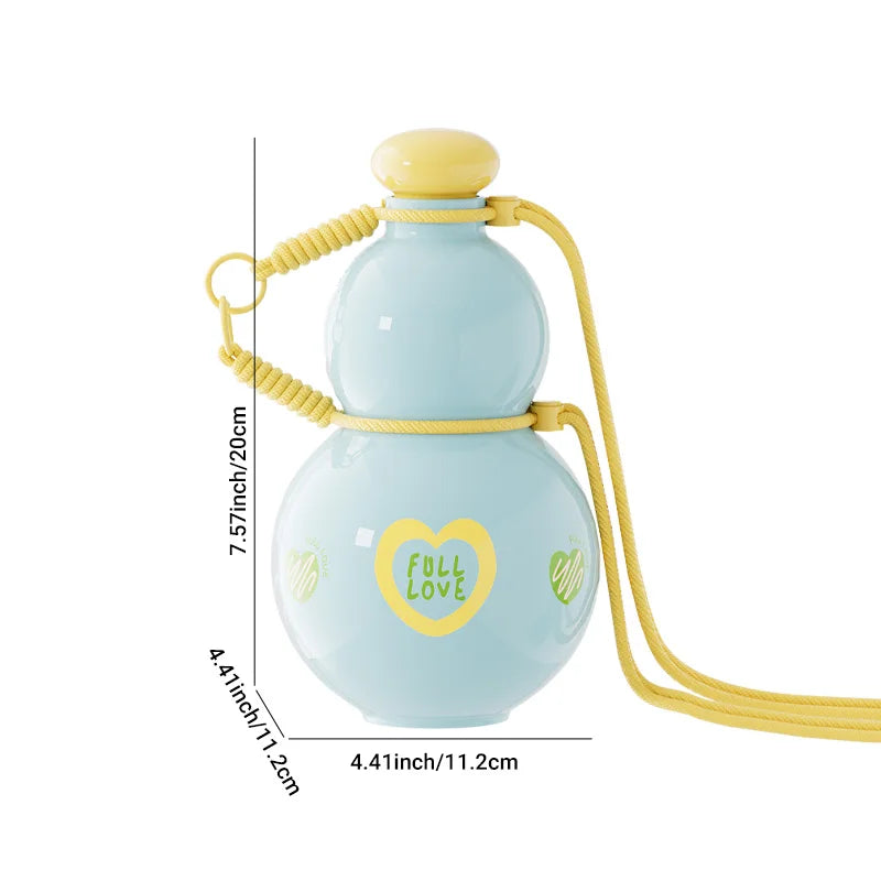 UFORU US Stock Children Fancy Cute Custom Water Bottles Drinking Bottle Plastic Kid Sports Water Bottle for Kids School