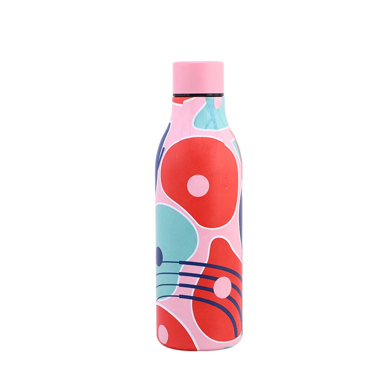 Beauchy 550ml 18oz Stainless Steel Double Wall Vacuum Reusable Water Bottles Eco Friendly BPA-FREE Sports Bottle Cup