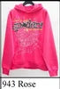 XX High-quality 100% Cotton Fleece Oversized SpiDer Shirt Long Sleeved Crochet Hooded Collar Powder Puff Print Spider Hoodie