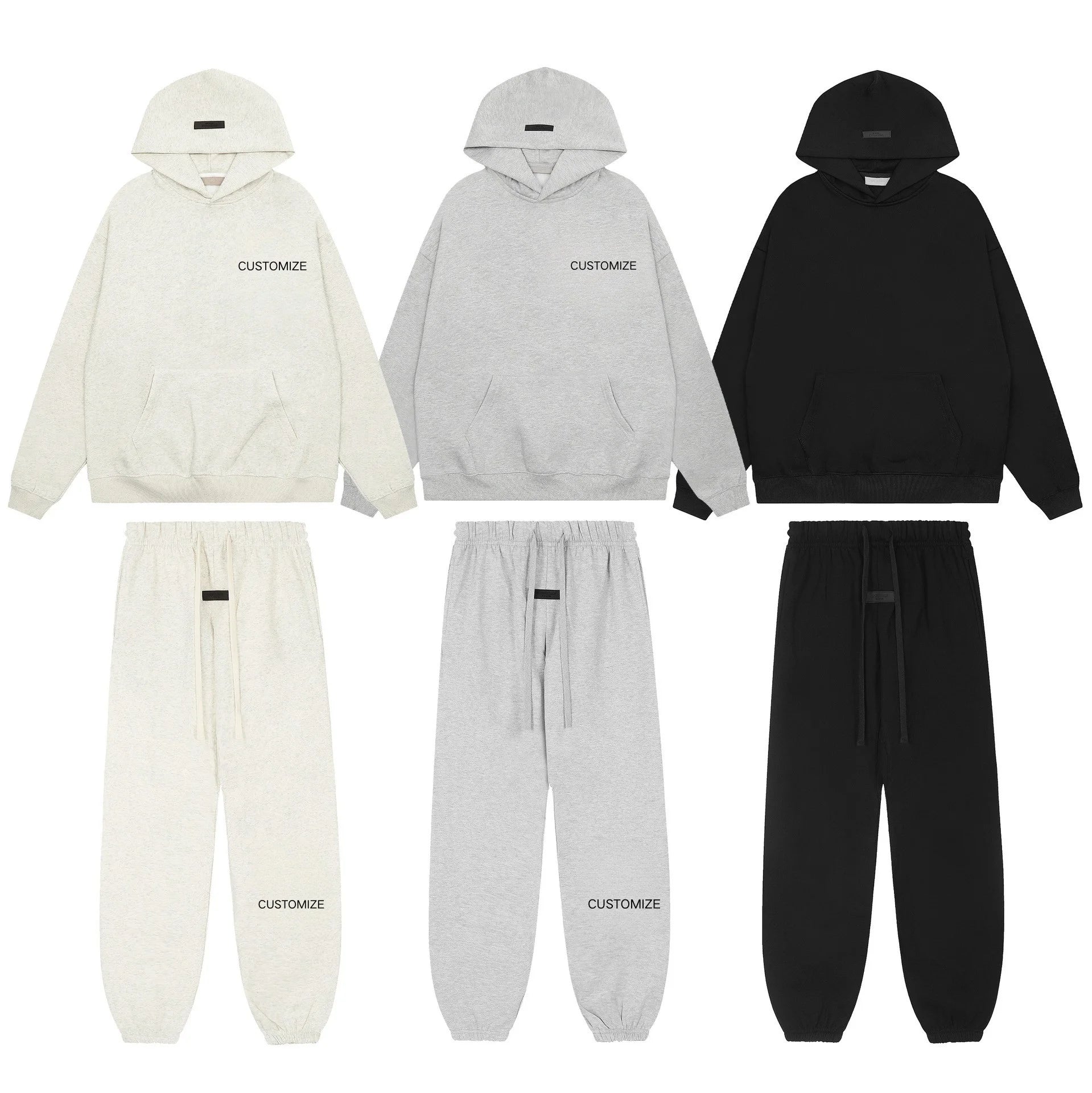 2026 New Xunge SS22 Brand Clothing Manufacturer Custom Entials Hoodie Men and Gym Tracksuit Sweat Pants Jogger Set Ropa Winterx